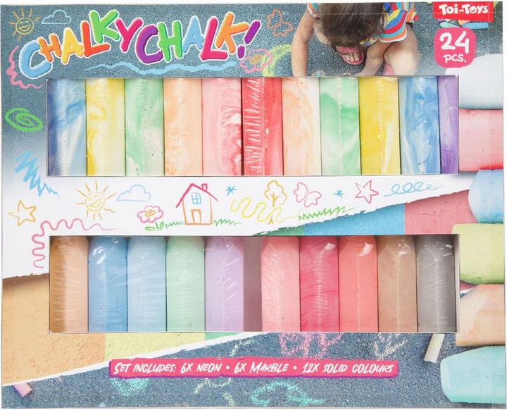Toi-Toys Strassenkreide im Karton, 24 Stk. (24 x)