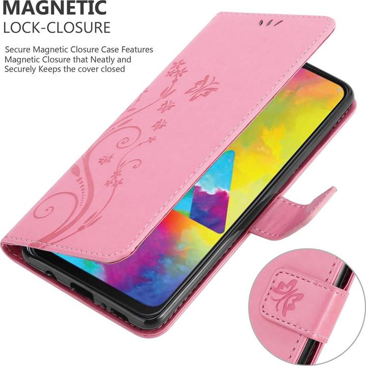 Immagine prodotto Cadorabo Copertina del libro di fiori (Samsung Galaxy M30s, Samsung Galaxy M21)