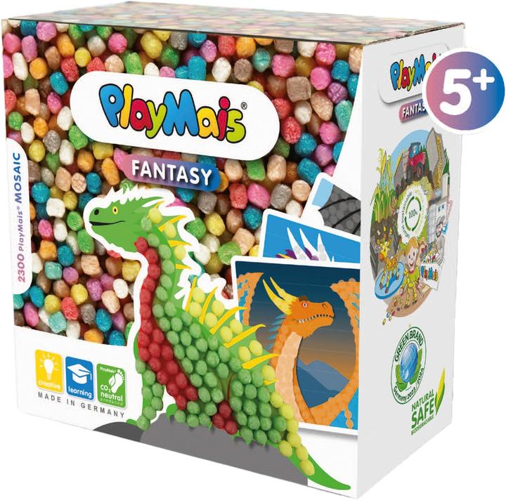Actual product image PlayMais Mosaic Fantasy Dragon