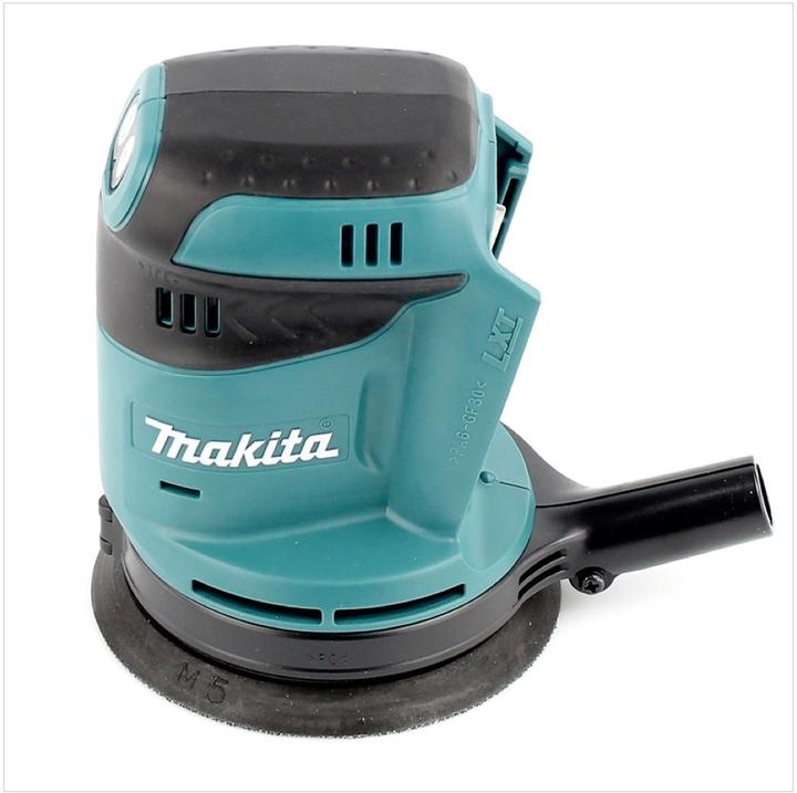 Actual product image Makita DBO 180 SA1J Battery random orbital sander 18 V 125 mm + 1x battery 2.0 Ah + charger + Makpac (Eccentric grinder)