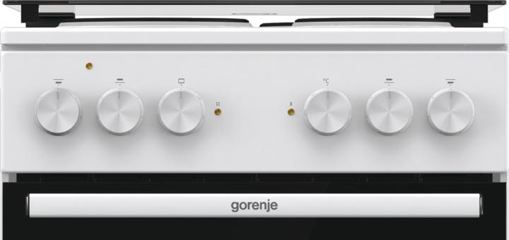 Produktbild Gorenje GE5 A22 WH ws Standherd A 50cm 4Kochplatten 70L 6Heizarten