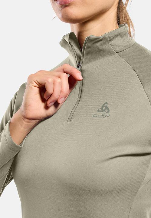 Actual product image Odlo Damen Essential 1/2 Zip Midlayer-Sweatshirt (L)