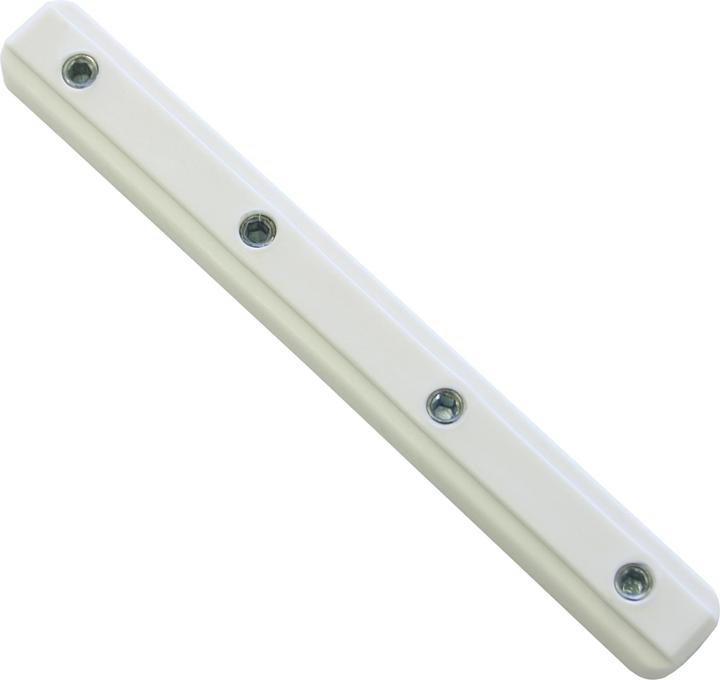 Gardinia Raccord de rail pour rail à rideau en aluminium 1 voie et 3 voies blanc