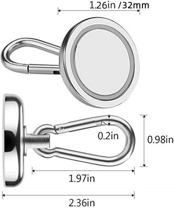 Produktbild Swissdetector Ösenmagnet (2 x)