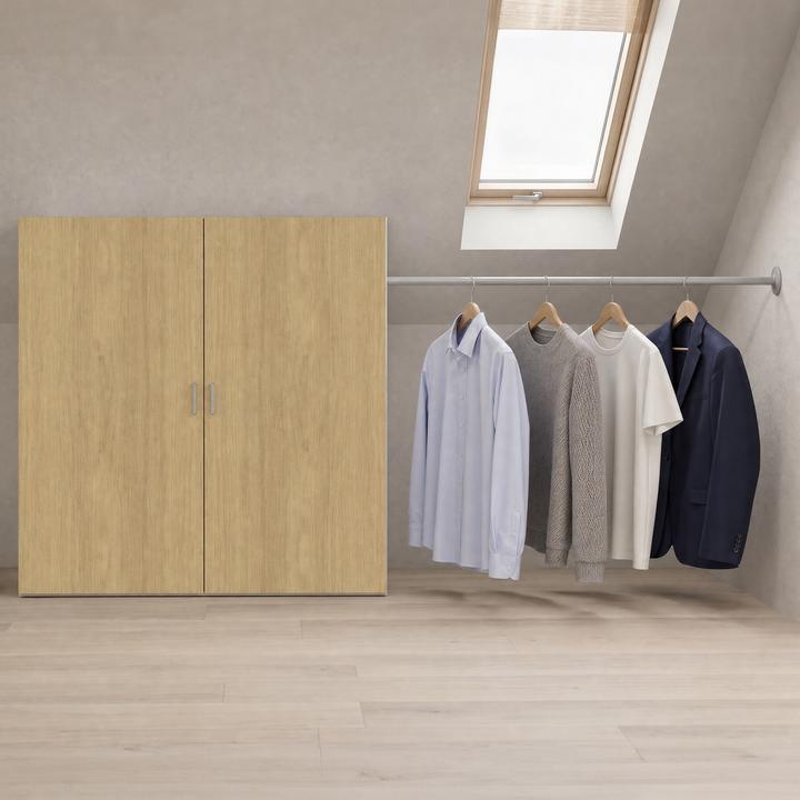 Produktbild VCM Holz Dachschrägen Kleiderschrank Dacho L (90 x 50 x 100 cm)