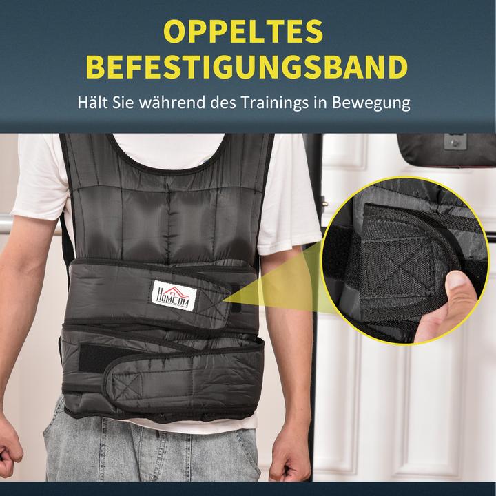 Actual product image Homcom 30 kg weight waistcoat