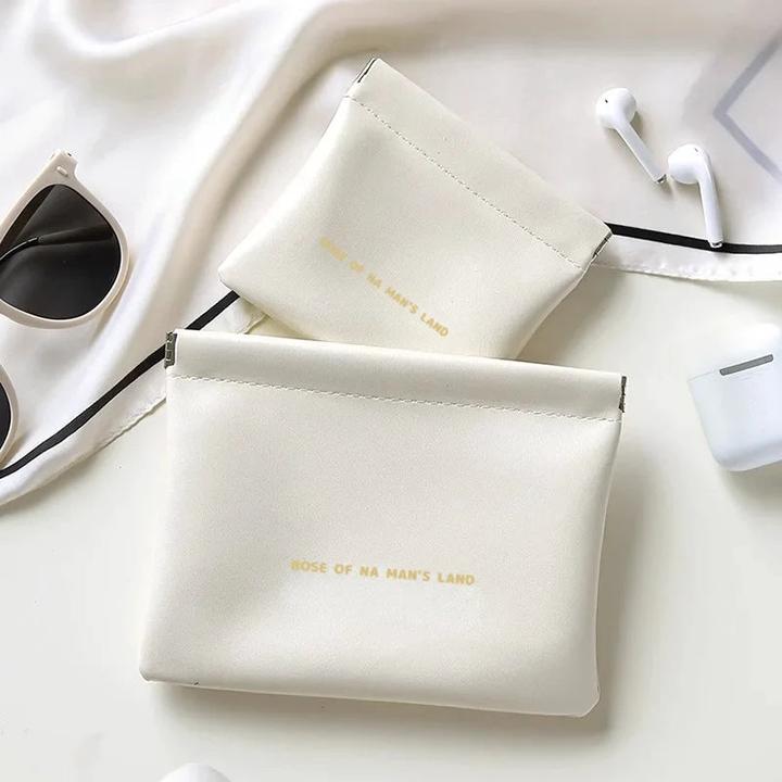 Actual product image Only-Bags.Store Data cable Storage bag automatically closes wired headphones Carrying case Charger