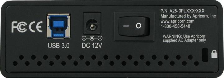 Actual product image Apricorn Aegis Padlock DT ADT-3PL256-6000 - Hard Drive - 6 TB - External (Stationary) (6 TB)