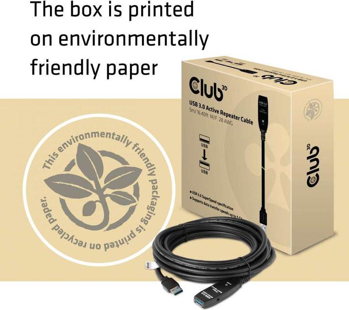 Immagine prodotto Club 3D USB 3.0 (5 m, USB 3.0)