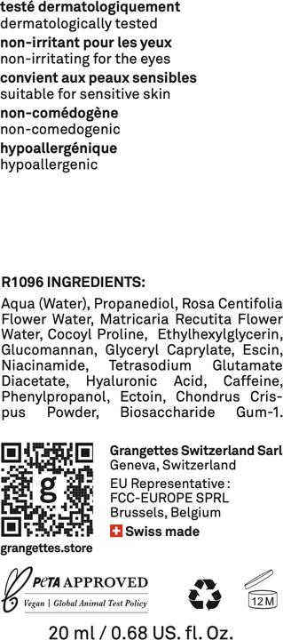 Immagine prodotto Grangettes gel contorno occhi (Gel per la cura degli occhi, 20 ml, Giorno)