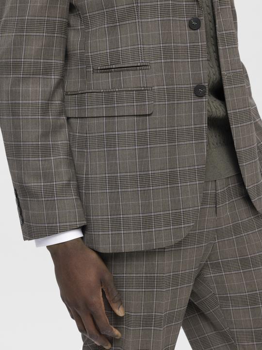 Actual product image Selected Plaid Single Breasted Blazer (94)