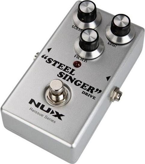 Actual product image NUX Steel Singer overdrive pedal effects unit with power supply unit (Guitar)