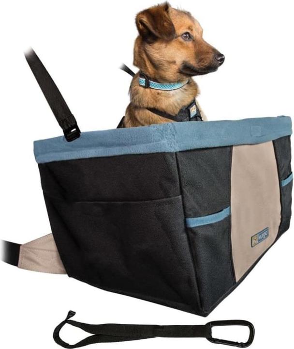 Kurgo Seggiolino auto Rover Booster Seat (Cane, Può essere aperto completamente, Pieghevole, Lavabile in lavatrice)