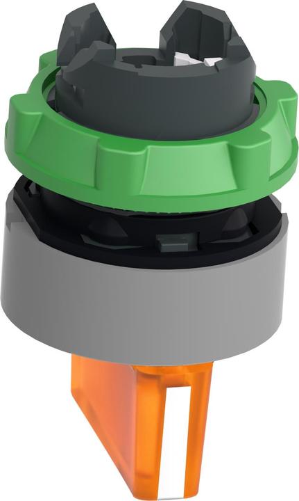 Actual product image Schneider Electric Illuminated selector switch, front, plastic, ZB5AK1753C0