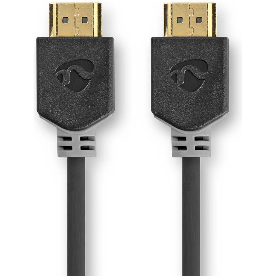 Thumbnail - Nedis CVBW35000BK50. Kabellänge: 5 m, Anschluss 1: HDMI Typ A (Standard), Steckverbinder 1 Geschlecht: Män (5 m, HDMI), ...