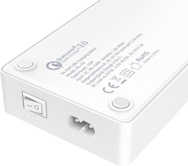 Actual product image Aukey PA-T8 Quick Charge 3.0 70W