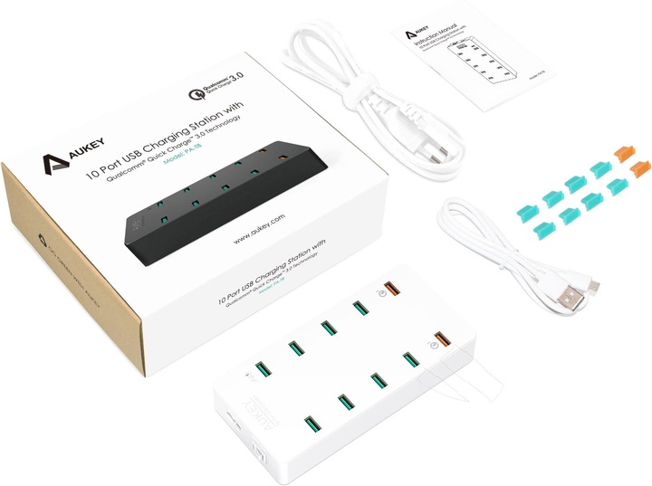 Actual product image Aukey PA-T8 Quick Charge 3.0 70W