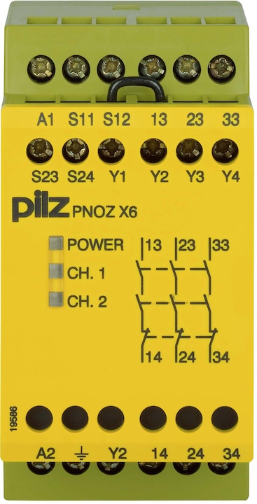 Produktbild Pilz 774721 PNOZ X6 42VAC 3n/o