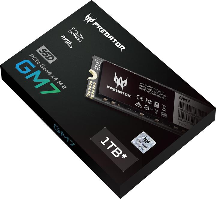 Produktbild Acer Predator GM7 (1000 GB, M.2, M.2 2280)