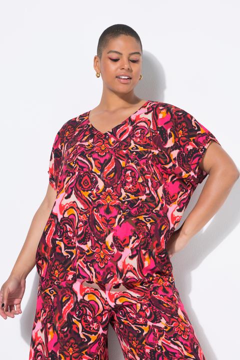 Produktbild Studio Untold Blusenshirt, oversized, Alloverprint (54)