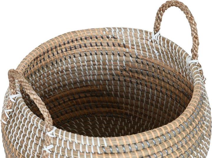 Actual product image Basket spelset DKD Home Decor Tropisch Zeegras 40 x 40 x 24 cm