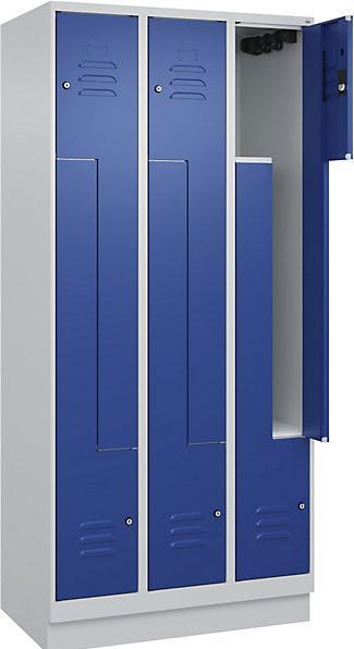 Gentian blue RAL 5010, Light grey RAL 7035