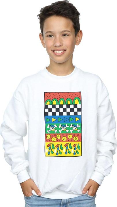 Produktbild Disney Donald Duck Vintage Pattern Sweatshirt Jungen (152, 158)