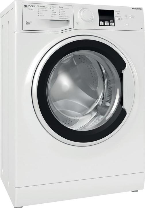 Actual product image Hotpoint RSSF 624 W EN N Front loading washing machine 6 kg 1200 rpm C White (6 kg, Left)
