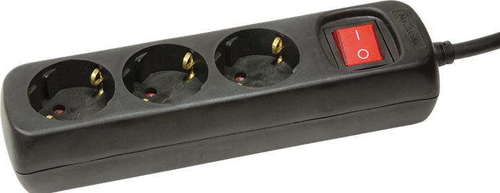 Produktbild LogiLink Steckdosenleiste (3 x, CEE 7/3, 1.40 m)