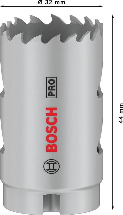 Actual product image Bosch Professional Zubehör PRO Multi material hole saw, 32 mm, with thread (32millimetre)