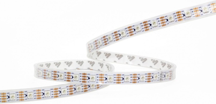 Actual product image Synergy 21 LED Flex Strip 60 RGB pixel DC5V WS2813B IP65 (RGB, 500 cm, Indoor)