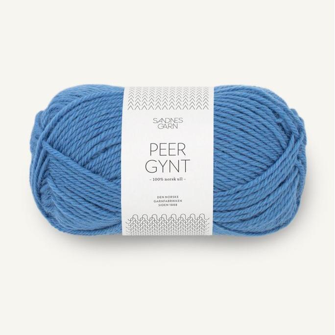 Sandnes Garn col. 6044 regatta bla ca. 91 m 50 g, Garn + Wolle