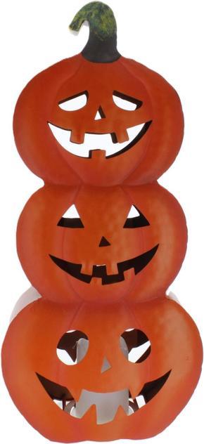 MICA Living LED Kürbispyramide orange - ca. 19 x 10 x 42 cm