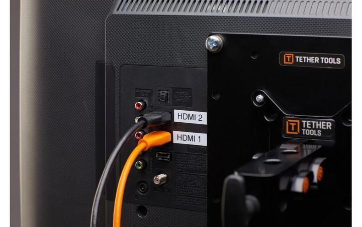 Produktbild Tether Tools Kabel TetherPro HDMI zu HDMI, 1.8 m Schwarz (1.80 m, HDMI, 2.0)