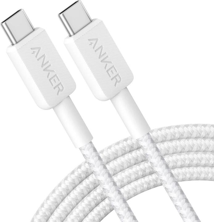 Produktbild Anker CABLE 322 USB-C A USB-C 1,8M 60W BLANCO (1.80 m)