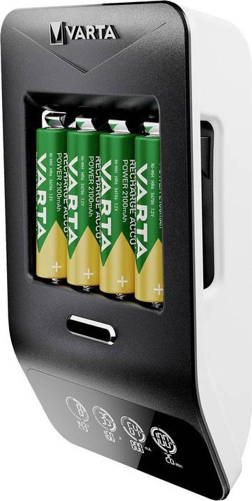 Image du produit Varta Chargeur LCD ultra rapide+. (1 pcs, AA, 2100 mAh, Piles rechargeables + chargeur)