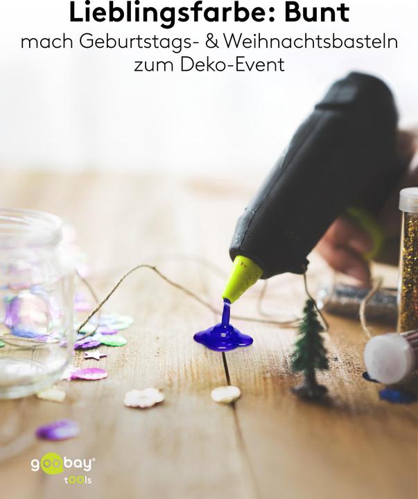 Image du produit Goobay Heissklebesticks 11 mm, 5 Farben, 10 Stk.