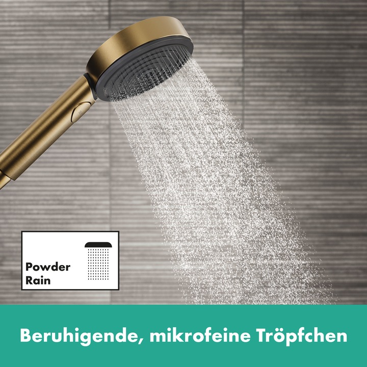 Actual product image hansgrohe Pulsify Select S Duschkopf 105, 3 Strahlarten Relaxation, 24110 (3 Beam types)