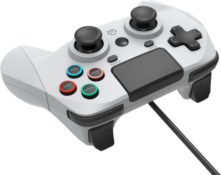 Actual product image Snakebyte Pad 4 S wired PS3/PS4 controller 3m - gray (PS3, PS4)