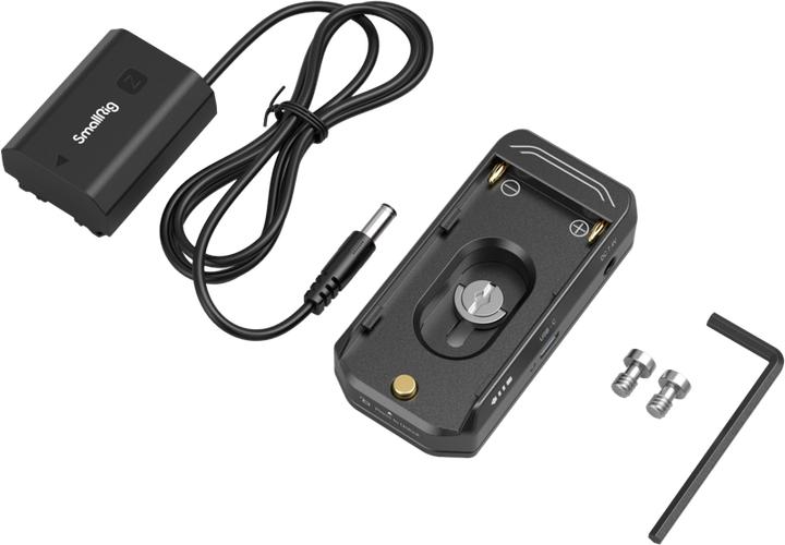 Actual product image SmallRig Battery adapter mounting plate kit (Camera battery power adapter)