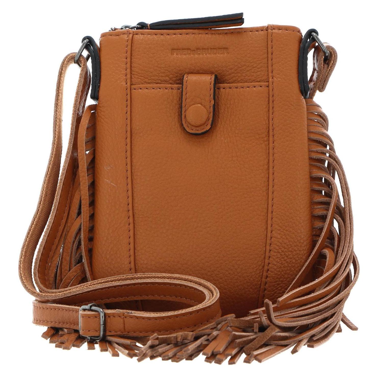 FredsBruder, Damen, Handtasche, Fringes Collection Malila Bag, Braun