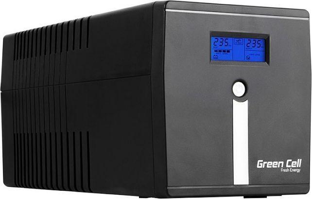 Image du produit GreenCell 1000VA 700WProtection contre les surtensions 230V Black - Onduleur (hors ligne) (1000 VA, 700 W, Standby Onduleur)