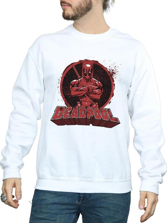 Produktbild Deadpool Crossed Arms Logo Sweatshirt (S)