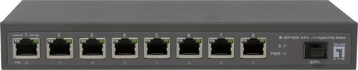 Actual product image LevelOne Switch 9x GE GEP-0925 2.5GbE 108W 8xPoE+ sw (8 Ports)