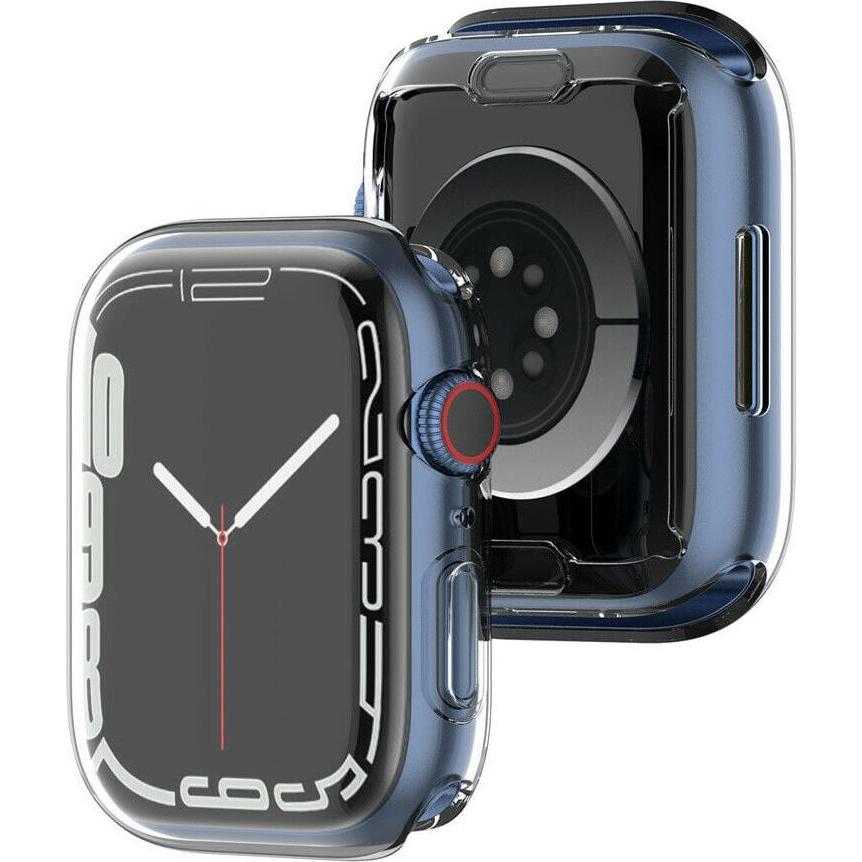 Thumbnail - Strap-it TPU-Hülle (Silikon, Apple Watch), Uhrenarmband, Transparent