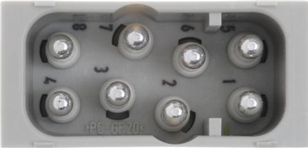 Immagine prodotto Harting Han Modular Quicklock, Han 8 EE, maschio - (2 pz.)