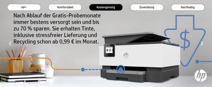 Produktbild HP OfficeJet Pro 9010e All-in-One Drucker (Tintenpatrone, Farbe)