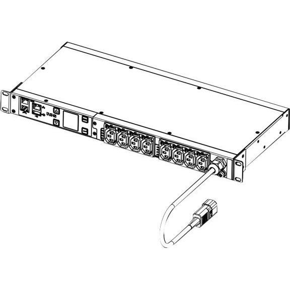Thumbnail - Eaton Rack PDU Metered G3 1U (8)C13 Cord Length () C14, USV Zubehör