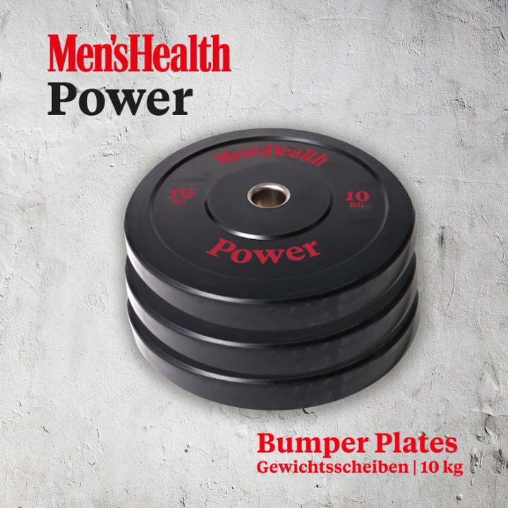 Actual product image Men's Health Bumper Plates (1 x 10 kg)
