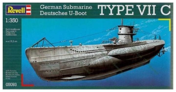 Actual product image Revell Submarine Type VIIC